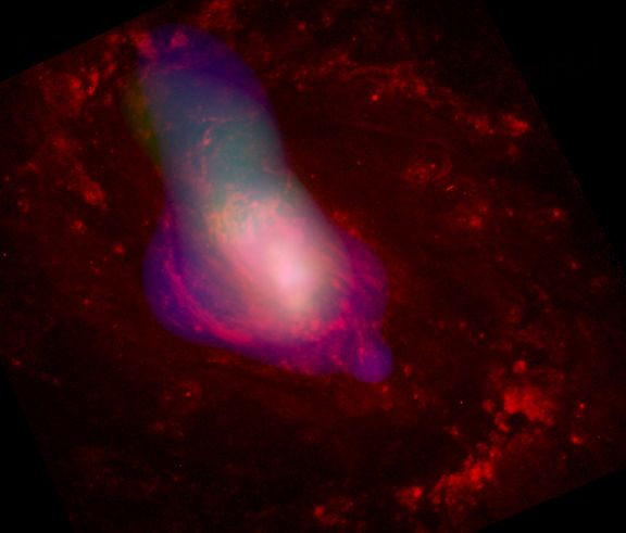 NGC 1068 y la linterna de rayos X