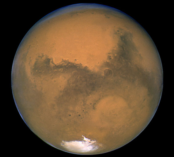 Marte grande desde el Hubble