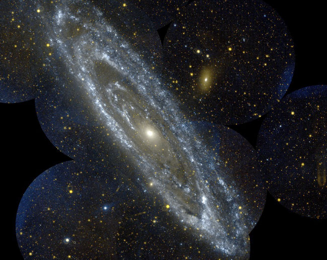 La galaxia de Andrómeda según GALEX