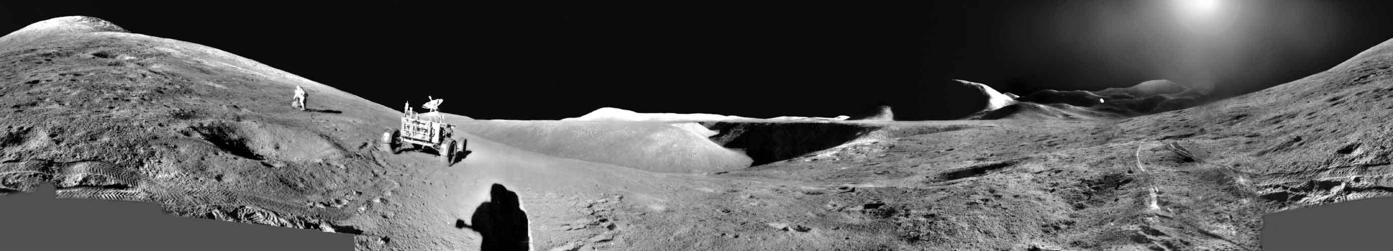 Una vista panorámica de la misión Apolo 15