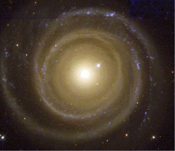 Los brazos espirales de NGC 4622