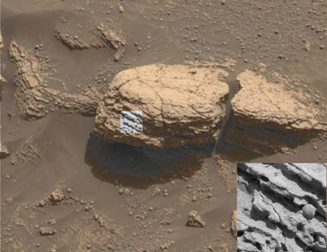 Esférulas inusuales de Marte