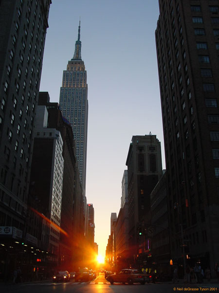 Puesta de sol en Manhattan