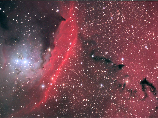 En el centro de NGC 6559