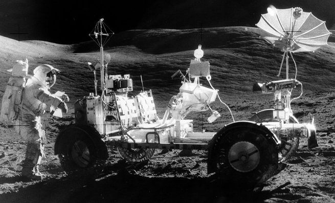El vehículo lunar del Apolo 17