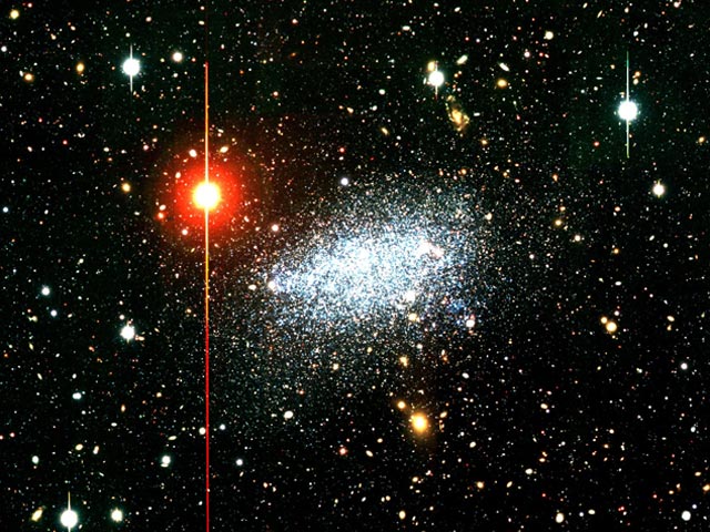 Leo A: una cercana galaxia irregular enana