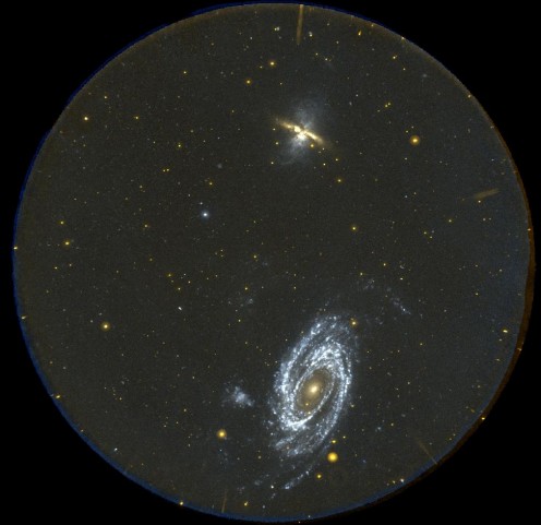 M81 y M82: GALEX en vista completa