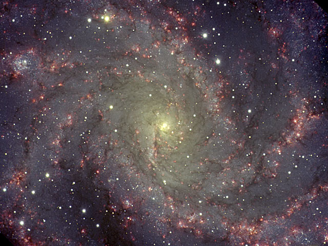 NGC 6946: la galaxia de los fuegos artificiales