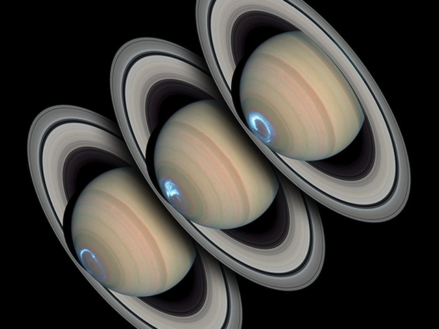Las auroras persistentes de Saturno