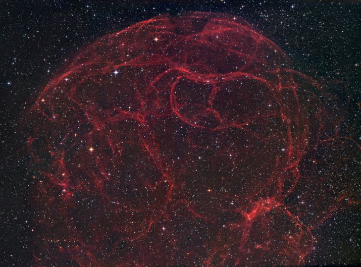 Simeis 147: los restos de una supernova