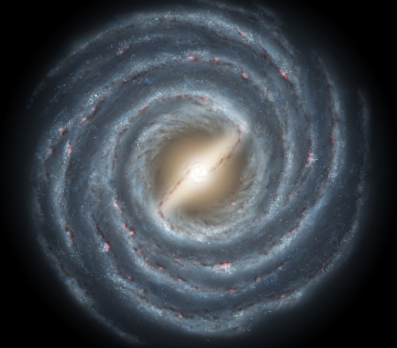 La Vía Láctea como una galaxia espiral barrada