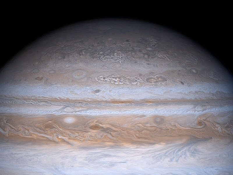 Nubes de Júpiter de Cassini