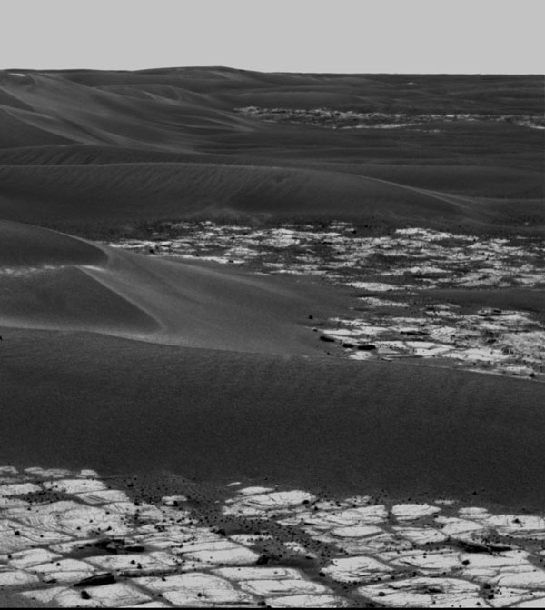 Los montículos de Marte
