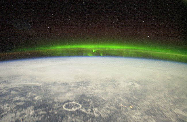 Aurora desde el espacio