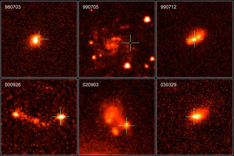 Las galaxias anfitrionas de GRB de larga duración