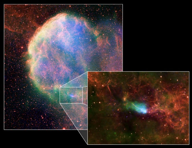 IC 443: estrella de neutrones y los restos de una supernova