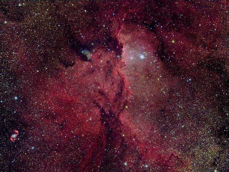 Reflejos en la NGC 6188
