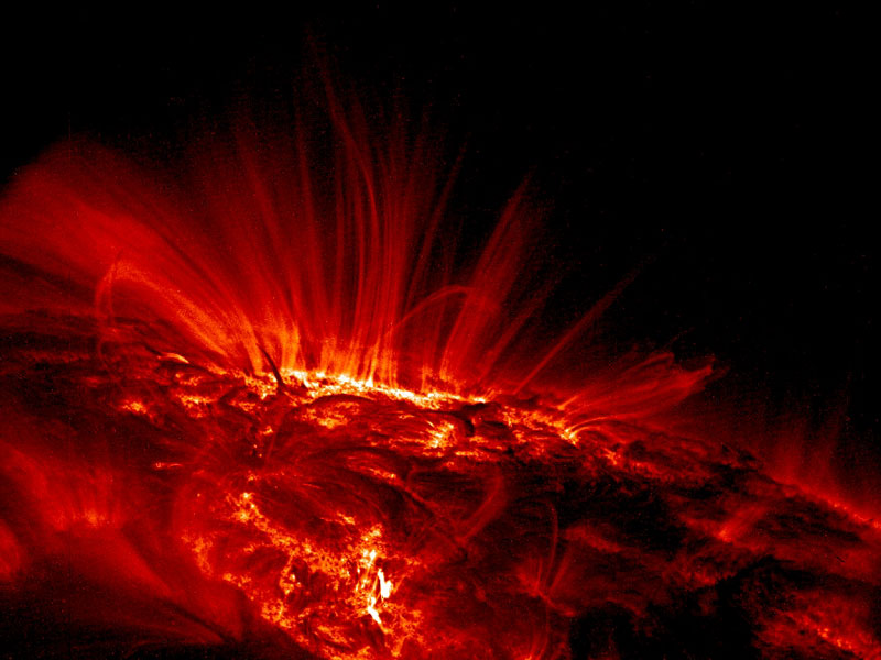 Bucles ultravioletas en las manchas solares