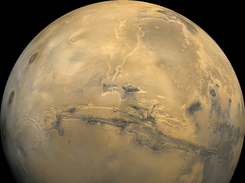 Valles Marineris: El Gran Cañón de Marte