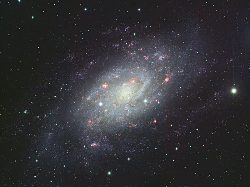 La Galaxia en Espiral NGC 2403 por el Subaru