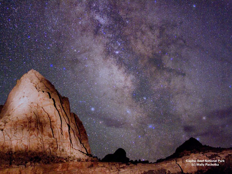 La Vía Láctea sobre Utah