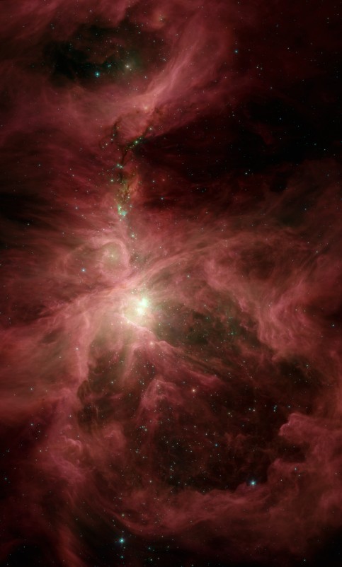 Orion, por Spitzer