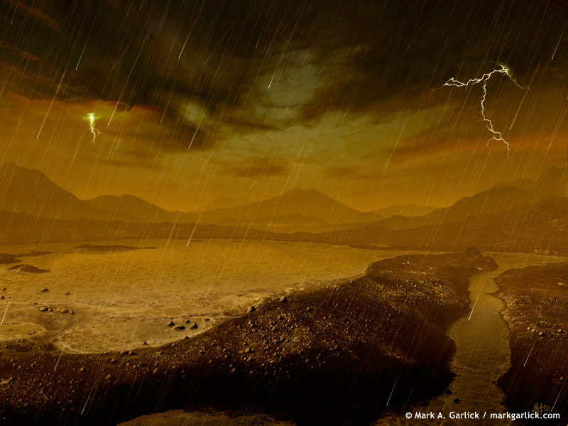 Posibles lluvias de metano en Titán