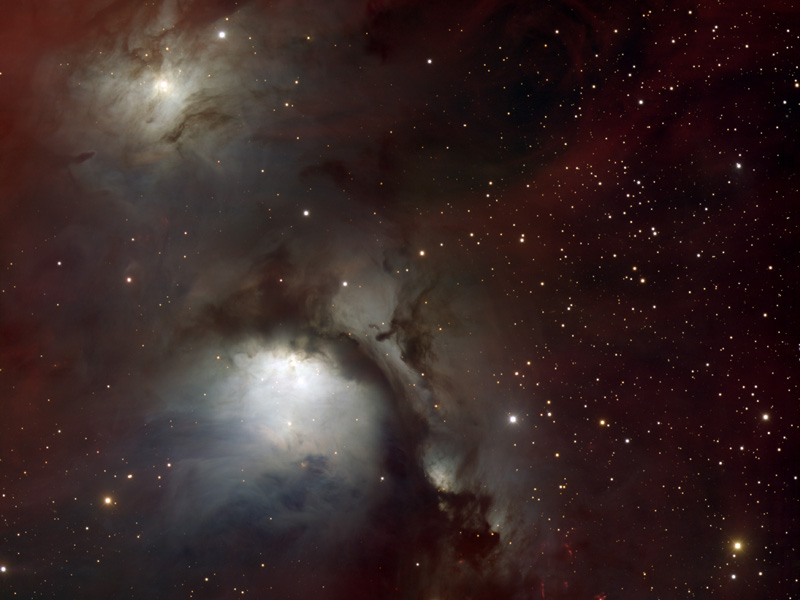Nebulosas de reflexión en Orión