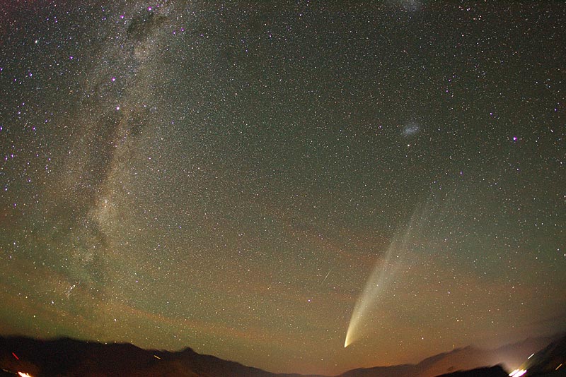 Cometa McNaught Sobre Nueva Zelanda