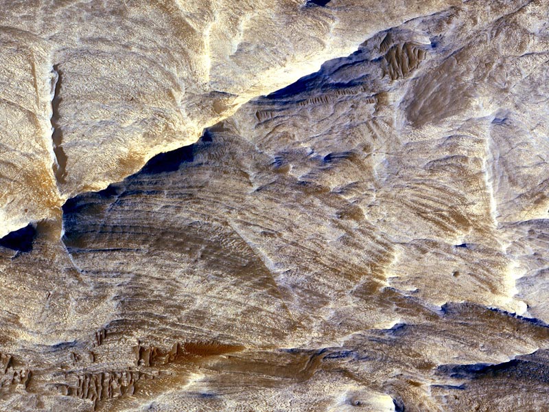 Crestas Blancas en Marte