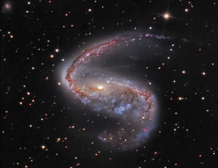 NGC 2442: Galaxia en  Volans