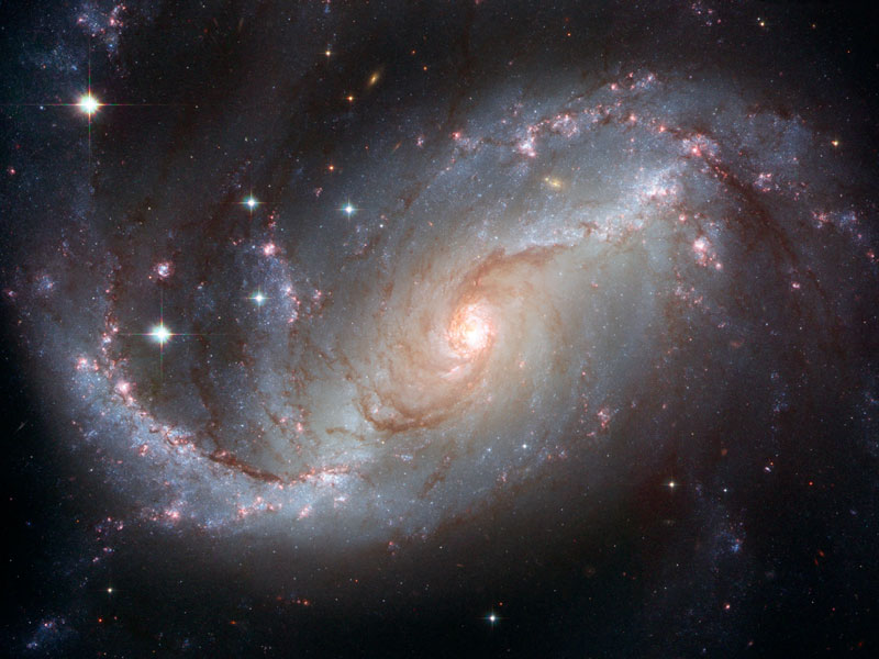 Galaxia espiral barrada NGC 1672