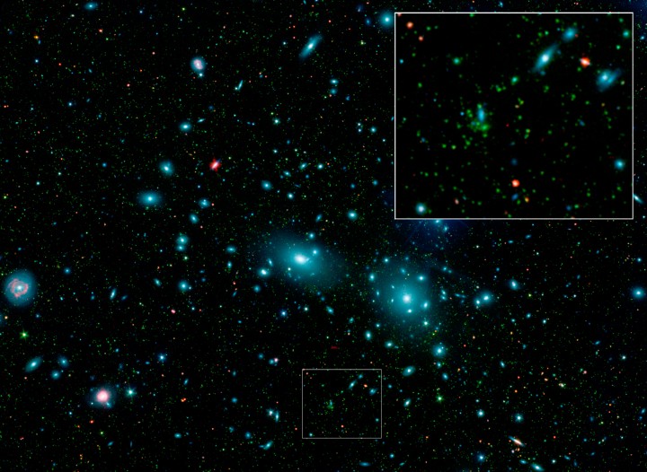 Galaxias enanas en el cúmulo Coma