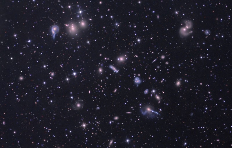El cúmulo de galaxias de Hércules