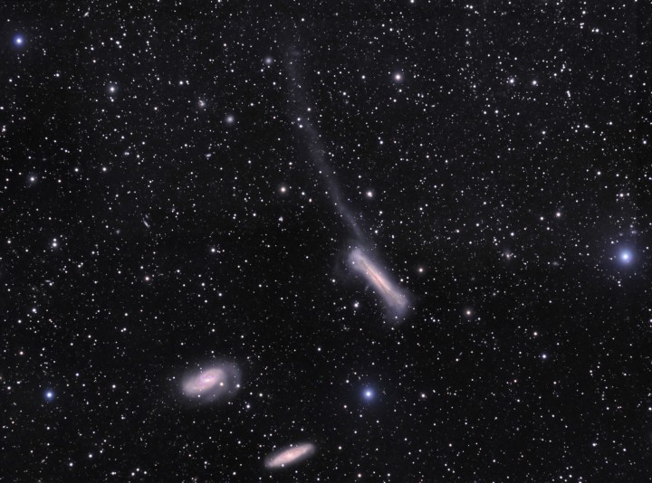 La cola de mareas de NGC 3628