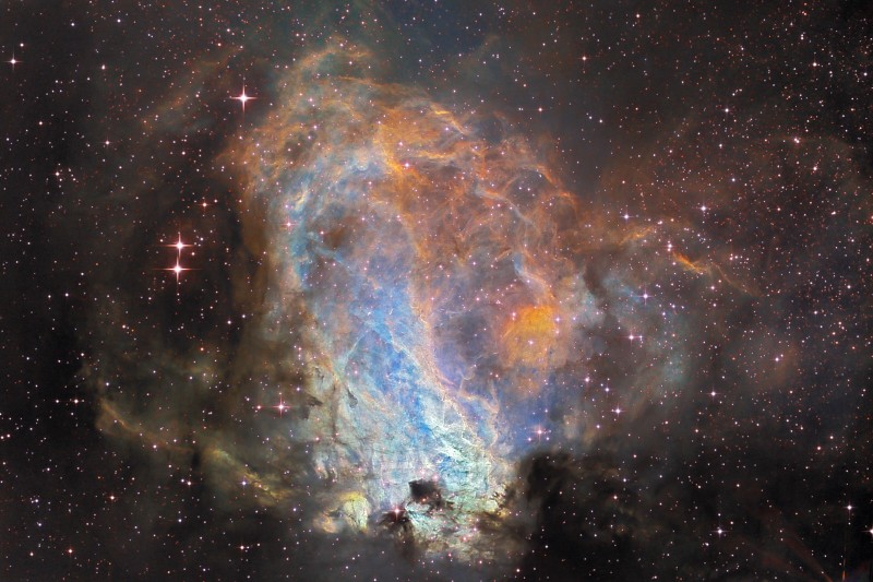 Fábrica de estrellas Messier 17