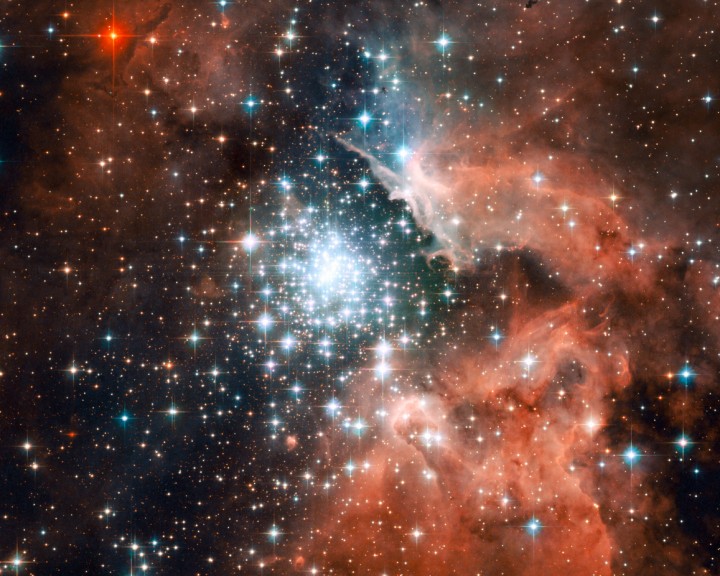Cúmulo de estrellas en formación en NGC 3603