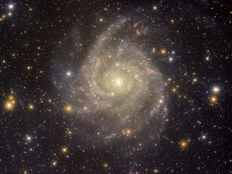 La Galaxia oculta IC 342 desde Kitt Peak