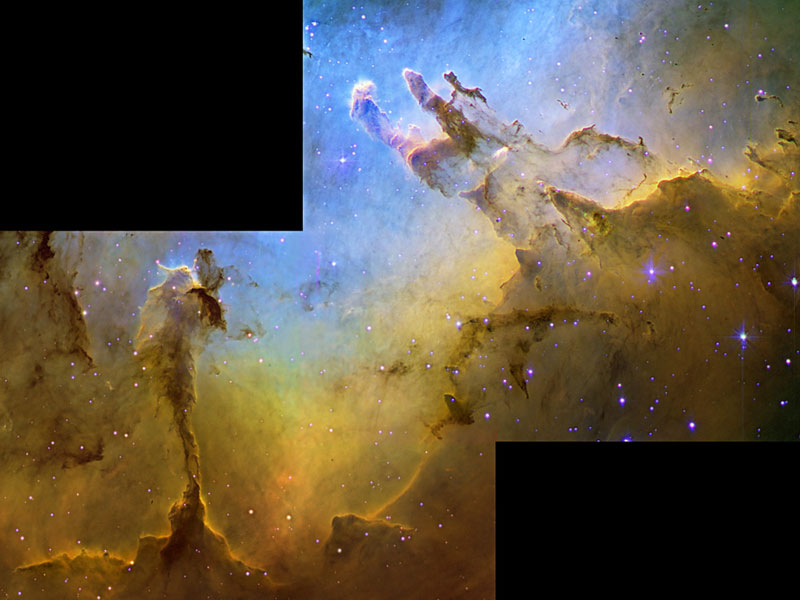La Nebulosa del Águila en hidrógeno, oxígeno y azufre