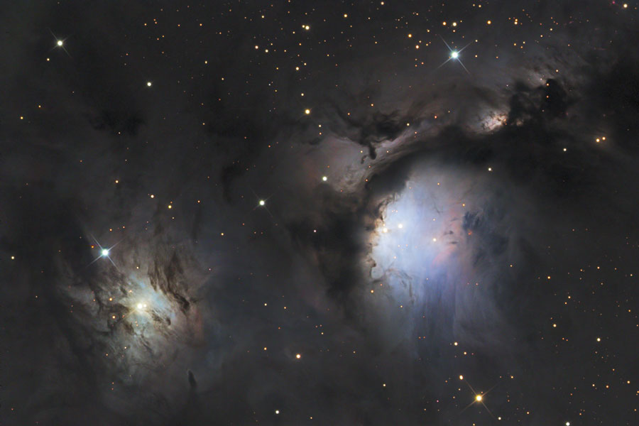 M78 y nubes reflectantes de polvo en Orión