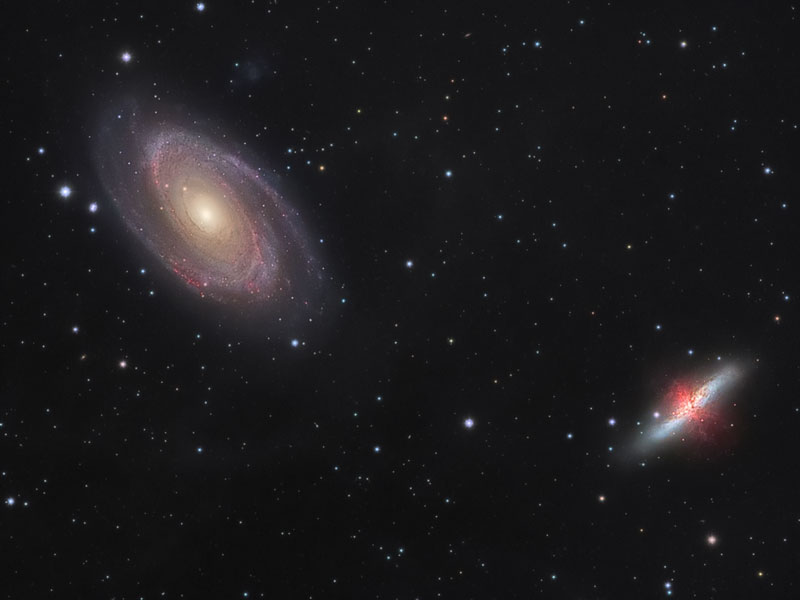 Guerra de galaxias: M81 contra M82