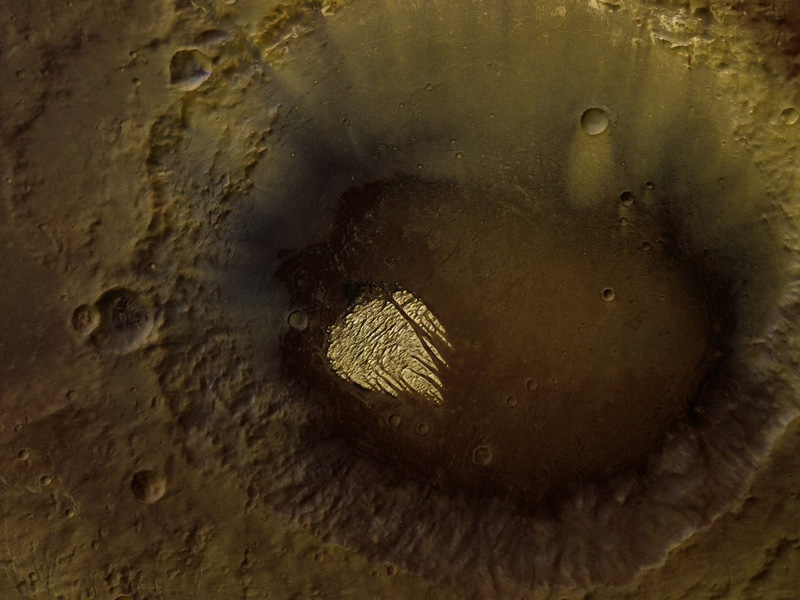 Misteriosas rocas blancas en Marte