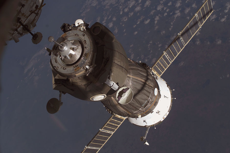 Una nave de suministro atraca en la Estación Espacial Internacional