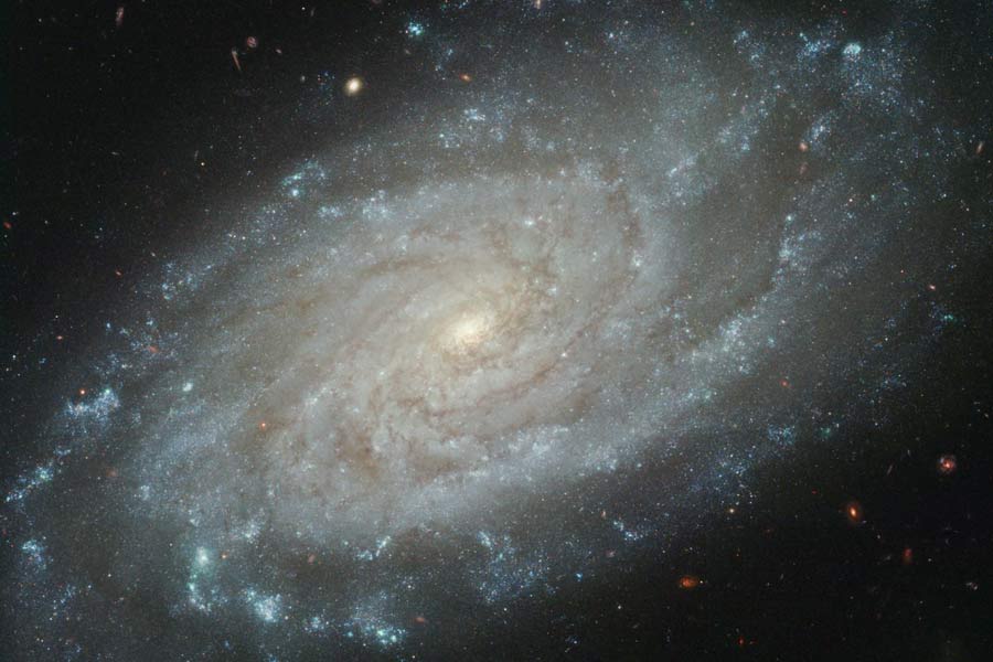 La galaxia espiral NGC 3370 desde el Hubble