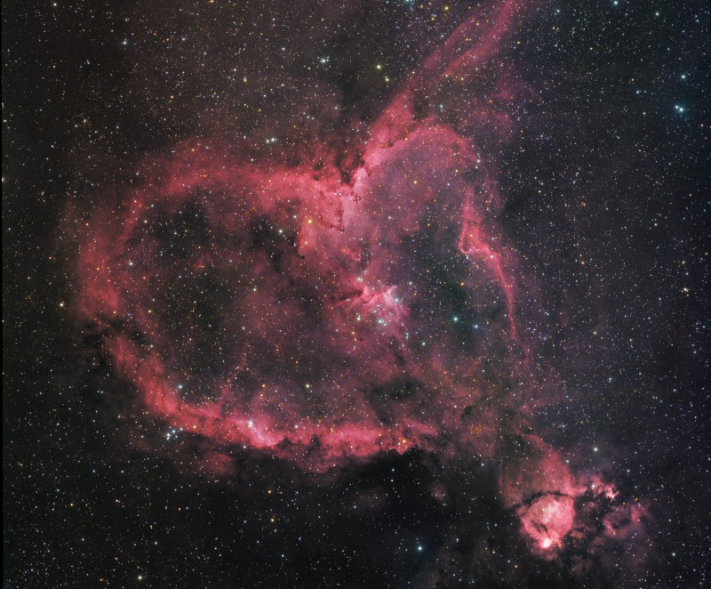 IC 1805: la nebulosa Corazón