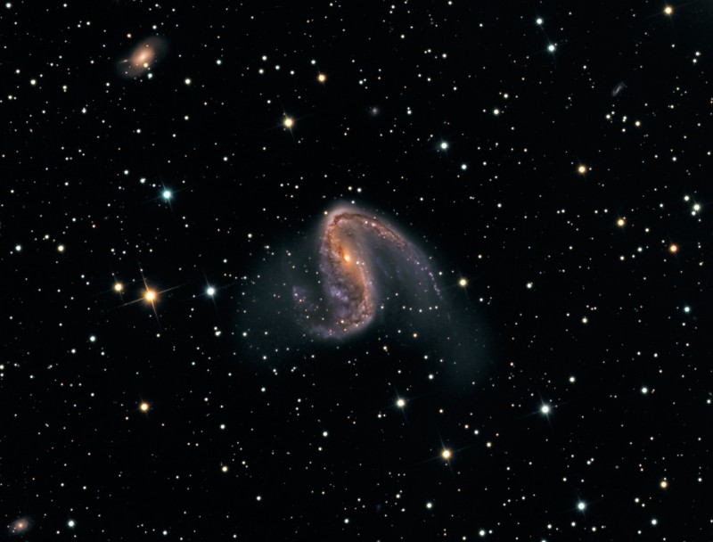 NGC 2442: Galaxia en Volans