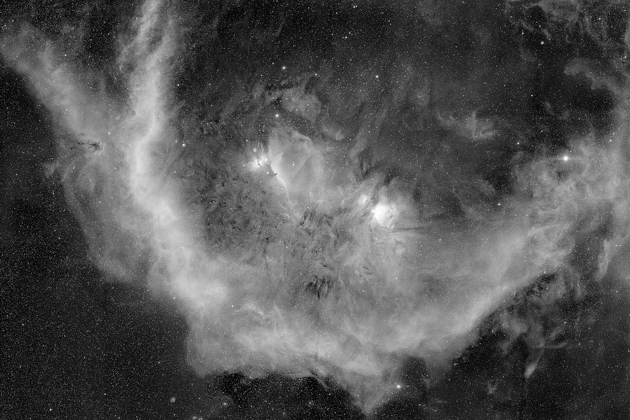 Bucle de Barnard alrededor de la Nebulosa Cabeza de Caballo