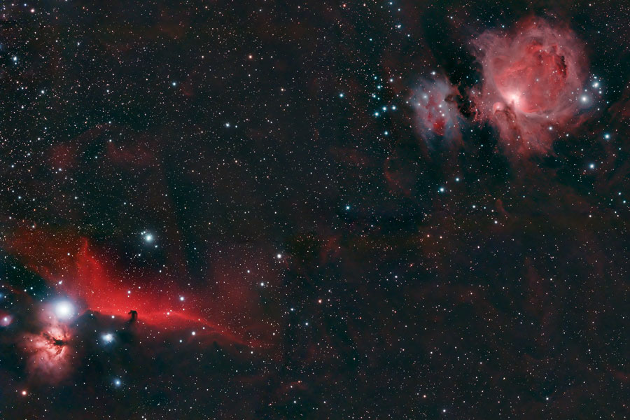 Cabeza de Caballo y Nebulosa de Orión