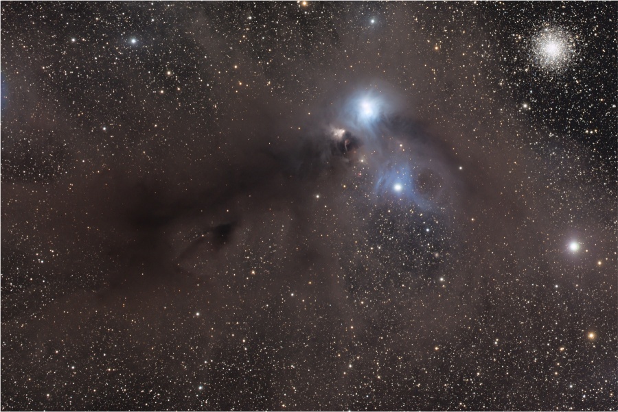 Estrellas y polvo a través de la Corona Austral