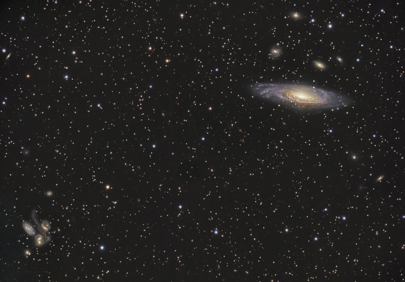 超高清，NGC 7331，版权：NASA，Dietmar Hager拍摄）